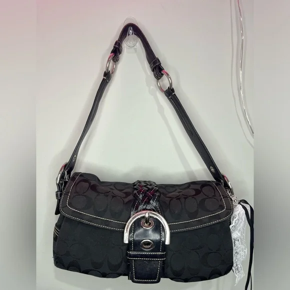 バッグ Coach soho hand bag Signature flap y2k Coach Soho Hand Bag Signature Flap y2k From Japan | eBay